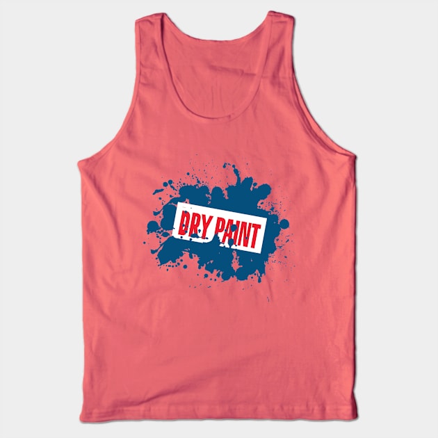 Dry Paint (BLUE) Tank Top by Michael Tutko